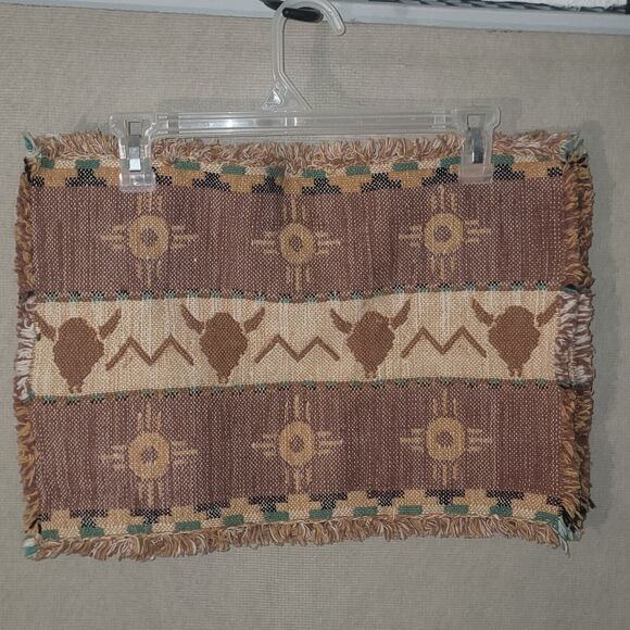 Southwestern Longhorn Placemats Set Of 4 Unused Tabletop Decor Dining Accessory - Picture 3 of 7